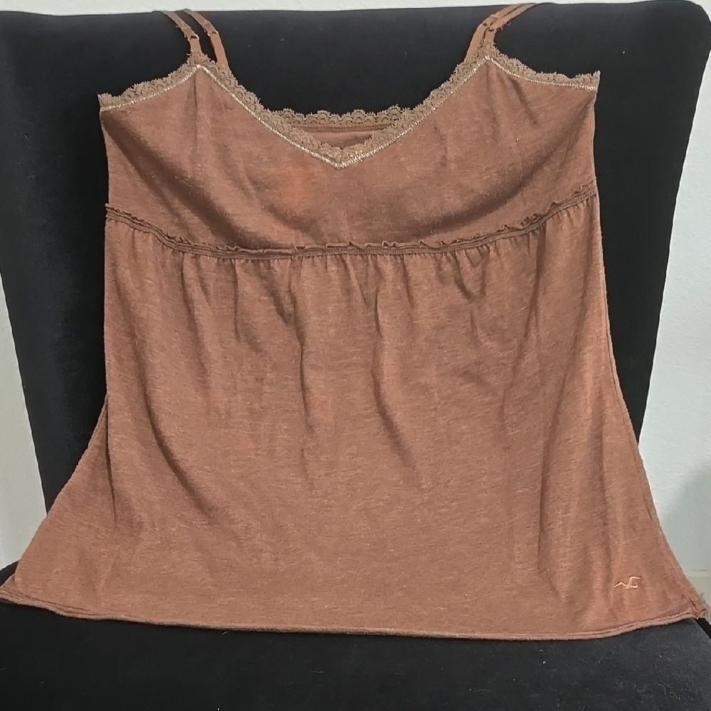 Vintage Y2K Hollister Brown Relaxed Camisole Top